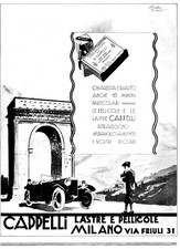 Pubbl.1929 m.cappelli milano usato  Biella