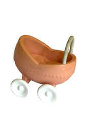 Carrinho de bebê Little Tikes para casa de bonecas rosa branco carrinho de bebê comprar usado  Enviando para Brazil