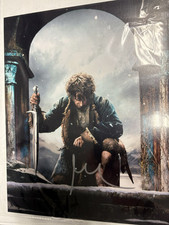 Foto autografada assinada por Martin Freeman 8x10 de O Hobbit Bilbo Bolseiro com certificado de autenticidade comprar usado  Enviando para Brazil