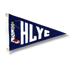 Bandeira náutica vintage Harbor Light Yacht Club Burgee Pensilvânia anos 1970-80, usado comprar usado  Enviando para Brazil
