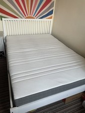 White wooden bed for sale  WESTCLIFF-ON-SEA