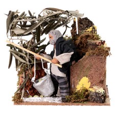 Raccoglitore olive presepe usato  Italia