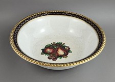 Tigela de frutas aro dourado Soho Pottery Co antiga comprar usado  Enviando para Brazil