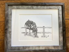 Beautifully framed western for sale  Wakefield