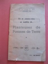 Planteuses pommes terre d'occasion  Sainte-Sévère-sur-Indre