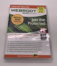 Webroot secureanywhere interne for sale  Claypool