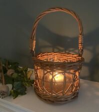Small wicker candle for sale  BURY ST. EDMUNDS