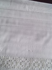 überschlaglaken spitze weißs gebraucht kaufen  Giengen an der Brenz