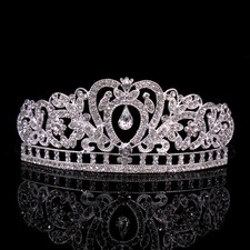 Mini tiara princesa coroa coração branco infantil menina casamento formatura  comprar usado  Enviando para Brazil