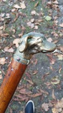 Canne ancienne tête d'occasion  Bardos