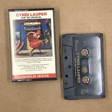 CYNDI LAUPER Cassette Tape 80s SHES SO UNUSUAL TIME AFTER TIME CHROME RELEASE, usado comprar usado  Enviando para Brazil