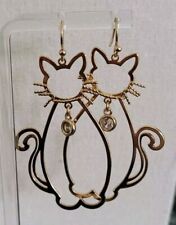 Fancy cat earrings for sale  Kalama