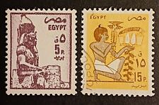 Francobolli egitto opere usato  Villachiara