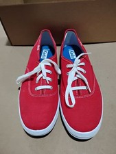 Usado, Tênis NewOther_Keds Feminino Campeão com Cadarço, Lona VERMELHA, 9_Lona Vermelha_Tamanho_9 comprar usado  Enviando para Brazil