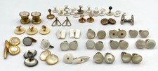 antique mother pearl cufflinks for sale  UK