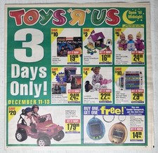1997 Toys R Us Christmas Catalog Tamagotchi PlayStation Power Wheels Sale Ad segunda mano  Embacar hacia Mexico