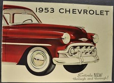 1953 chevrolet catalog for sale  Olympia