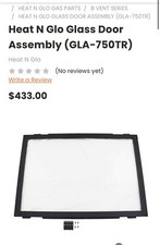 Heat glo glass for sale  Mazeppa