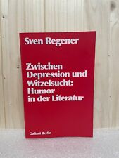 Depression witzelsucht humor gebraucht kaufen  Schierling