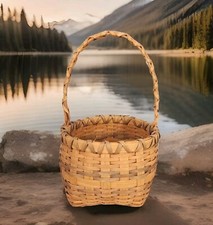 Vintage basket handwoven for sale  Hillsboro
