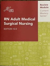 RN Adult Medical Surgical Nursing - Paperback, by Allissa Althoff - Very Good h comprar usado  Enviando para Brazil