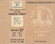Ticket olympic football for sale  LONDON