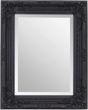 black baroque mirror for sale  SALFORD