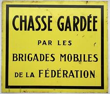 Ancienne tôle chasse d'occasion  Orleans-