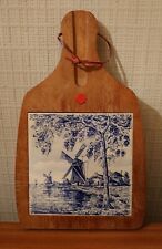 Vintage cheeseboard delft for sale  BOLTON