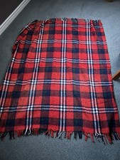 Checked blanket for sale  POOLE