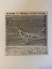 Painel 6X6 de beisebol George McQuinn Walker Cooper AS Game 1944 notícias esportivas comprar usado  Enviando para Brazil