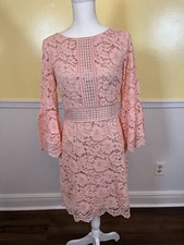 Usado, Vestido de renda Vince Camuto tamanho 8 creme manga sino pêssego comprar usado  Enviando para Brazil