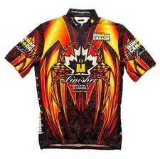 Usado, Camiseta masculina de ciclismo vintage Sugoi 2003 Subaru Iron Man acabamento de triatlo Canadá tamanho G comprar usado  Enviando para Brazil