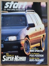 1988 Opel Start Magazin 2/88 Corsa A GSI , Omega 3.0i , Bitter Typ III, EDICS comprar usado  Enviando para Brazil
