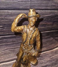 Vintage cowboy statue d'occasion  Expédié en Belgium