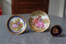 Assiettes miniatures porcelain d'occasion  Saint-Leu-la-Forêt