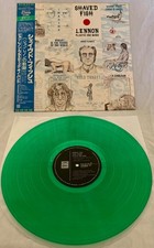 JOHN LENNON "SHAVED FISH" ULTRA-RARE 1982 JAPANESE LIMITED GREEN VINYL WITH OBI! comprar usado  Enviando para Brazil