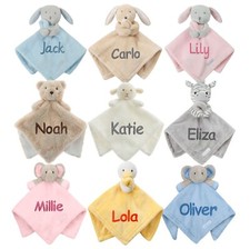 Personalised baby comforter for sale  MANCHESTER
