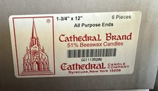 Catedral 51% cera de abelha velas de altar grandes APE 1-3/4" x 12" igreja NOS EUA na caixa comprar usado Catedral 51% cera de abelha velas de altar grandes APE 1-3/4" x 12" igreja NOS EUA na caixa comprar usado  Enviando para Brazil