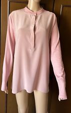 Blusa con inserto in pura seta Max Mara Donna, colore rosa pallido, taglia XL comprar usado  Enviando para Brazil