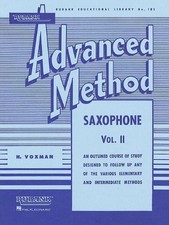 By H. Voxman - Rubank Advanced Method: Saxophone, Vol. 2 (Rubank Educational..., usado comprar usado By H. Voxman - Rubank Advanced Method: Saxophone, Vol. 2 (Rubank Educational..., usado comprar usado  Enviando para Brazil
