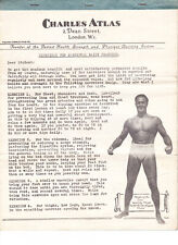charles atlas for sale charles atlas for sale REDCAR