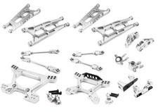 Kit de atualização de suspensão de liga usinada CNC prata para Traxxas 1/10 Hoss 4X4 comprar usado  Enviando para Brazil