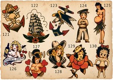 Sailor jerry tattoo for sale  Olmsted Falls