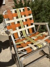 Vintage aluminum webbed for sale  Warrenton