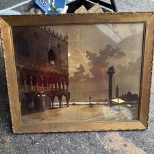 Vintage framed print for sale  Pollock