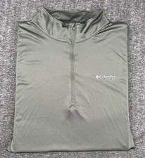 Pulôver masculino Columbia PFG Deep Waves quarto de zíper omni-sombra XXL verde oliva, usado comprar usado  Enviando para Brazil