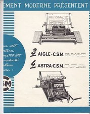 Prospectus csm writing d'occasion  Expédié en Belgium