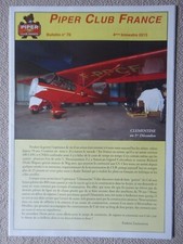 Bulletin piper club d'occasion  Yport