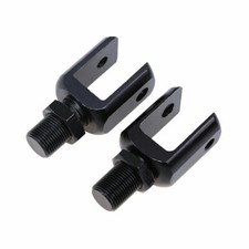 Par de kits de amortecedor de motocicleta preto 2,64 pol. alumínio 67 mm ajuste universal comprar usado  Enviando para Brazil